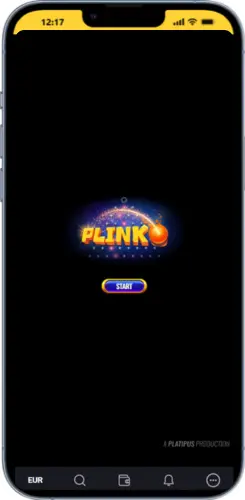 Open Plinko Live on your casino account and tap the Start button