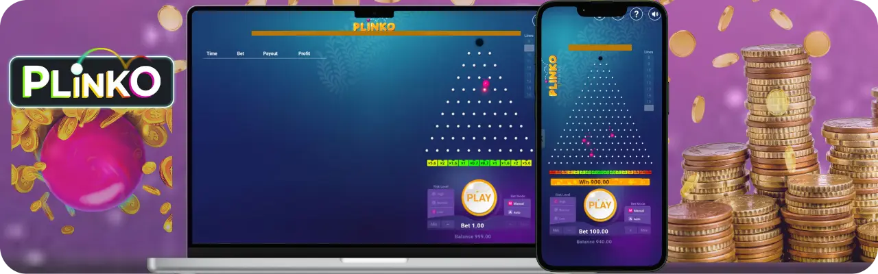 Plinko online casino game